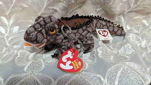 Ty Beanie Baby Clip - Bali The Komodo Dragon - Metal Keychain (4in) - Vintage Beanies Canada