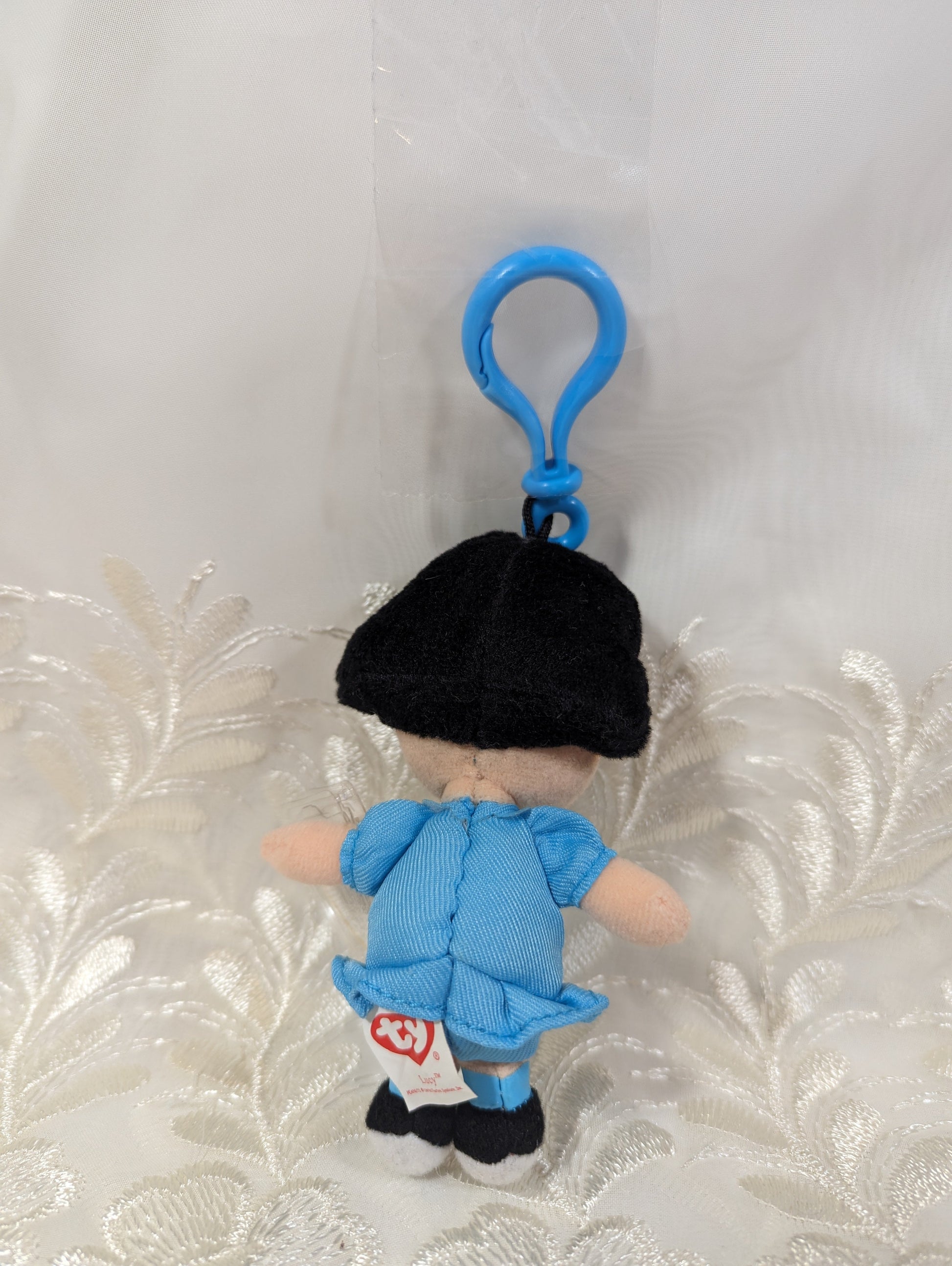 Ty Beanie Baby clip - Lucy from the Peanuts Comic (4.5in) - Vintage Beanies Canada