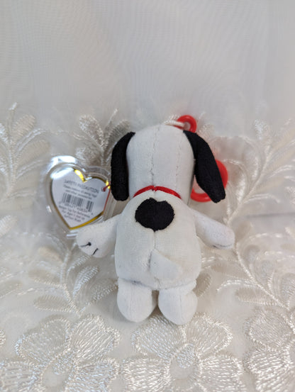 Ty Beanie Baby Clip - Snoopy The Dog from Peanuts (4.5in) - Vintage Beanies Canada