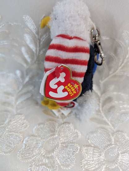 Ty Beanie Baby Clip - Soar The Eagle (4in) - Vintage Beanies Canada