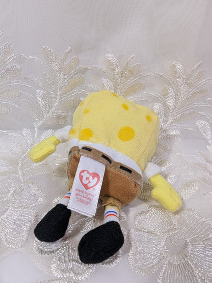 Ty Beanie Baby Clip - Spongebob SquarePants (5 in) No Tag - Vintage Beanies Canada