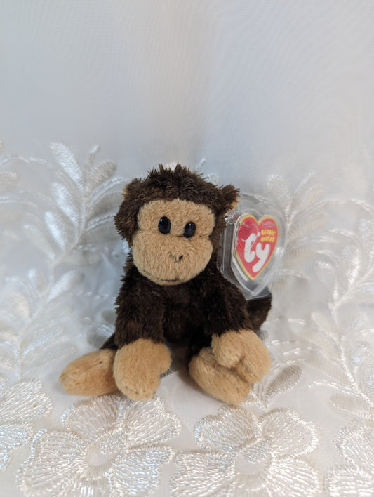 Ty Beanie Baby Clip - Swinger The Monkey (4.5in) - Vintage Beanies Canada