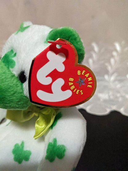 TY Beanie Baby - Clover The St. Patrick's Day Bear (6in) - Vintage Beanies Canada