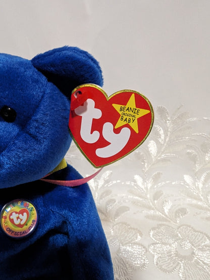 Ty Beanie Baby - Clubby The Dark Blue Bear (8.5in) - Vintage Beanies Canada