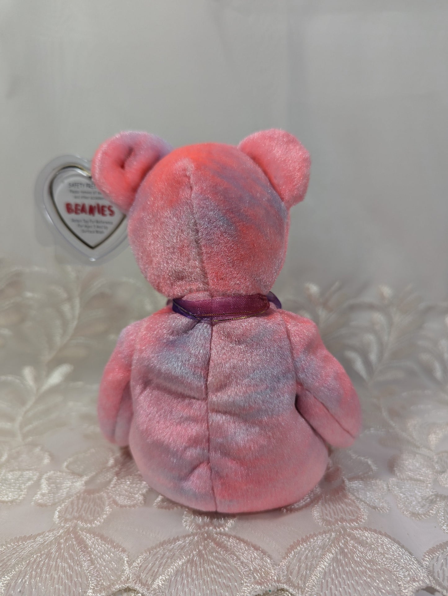 Ty Beanie Baby - Clubby V The Pink Bear (8.5in) - Vintage Beanies Canada