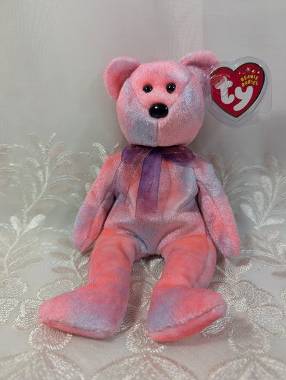 Ty Beanie Baby - Clubby V The Pink Bear (8.5in) - Vintage Beanies Canada