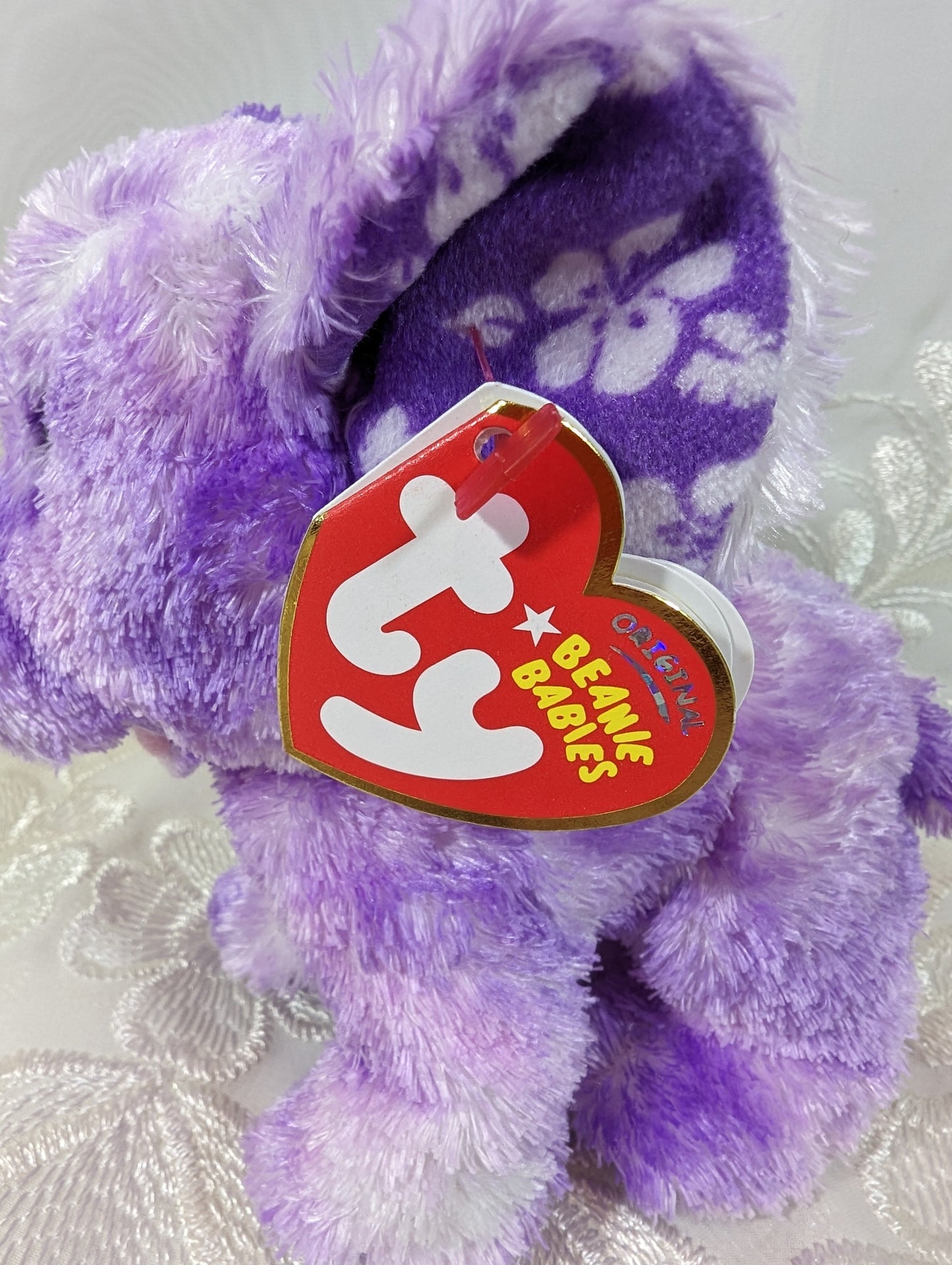 Ty Beanie Baby - Coastline The Purple Elephant (6.5in) - Vintage Beanies Canada