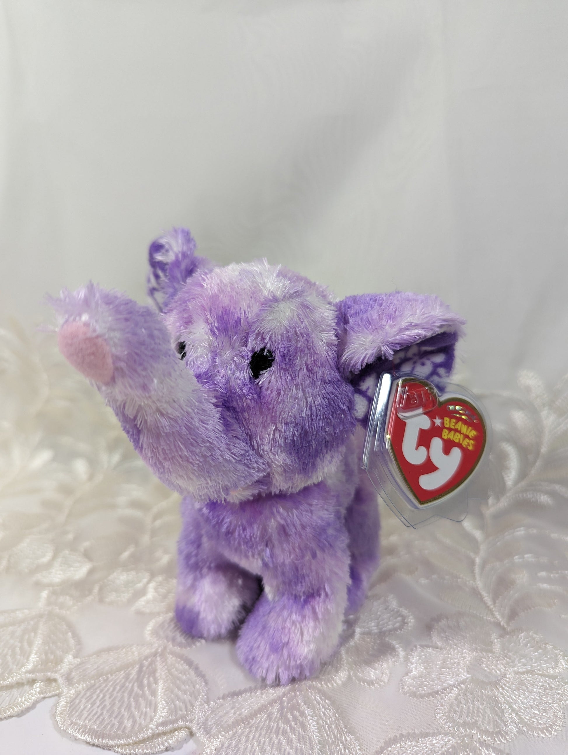 Ty Beanie Baby - Coastline The Purple Elephant (6.5in) - Vintage Beanies Canada