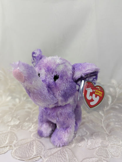 Ty Beanie Baby - Coastline The Purple Elephant (6.5in) - Vintage Beanies Canada