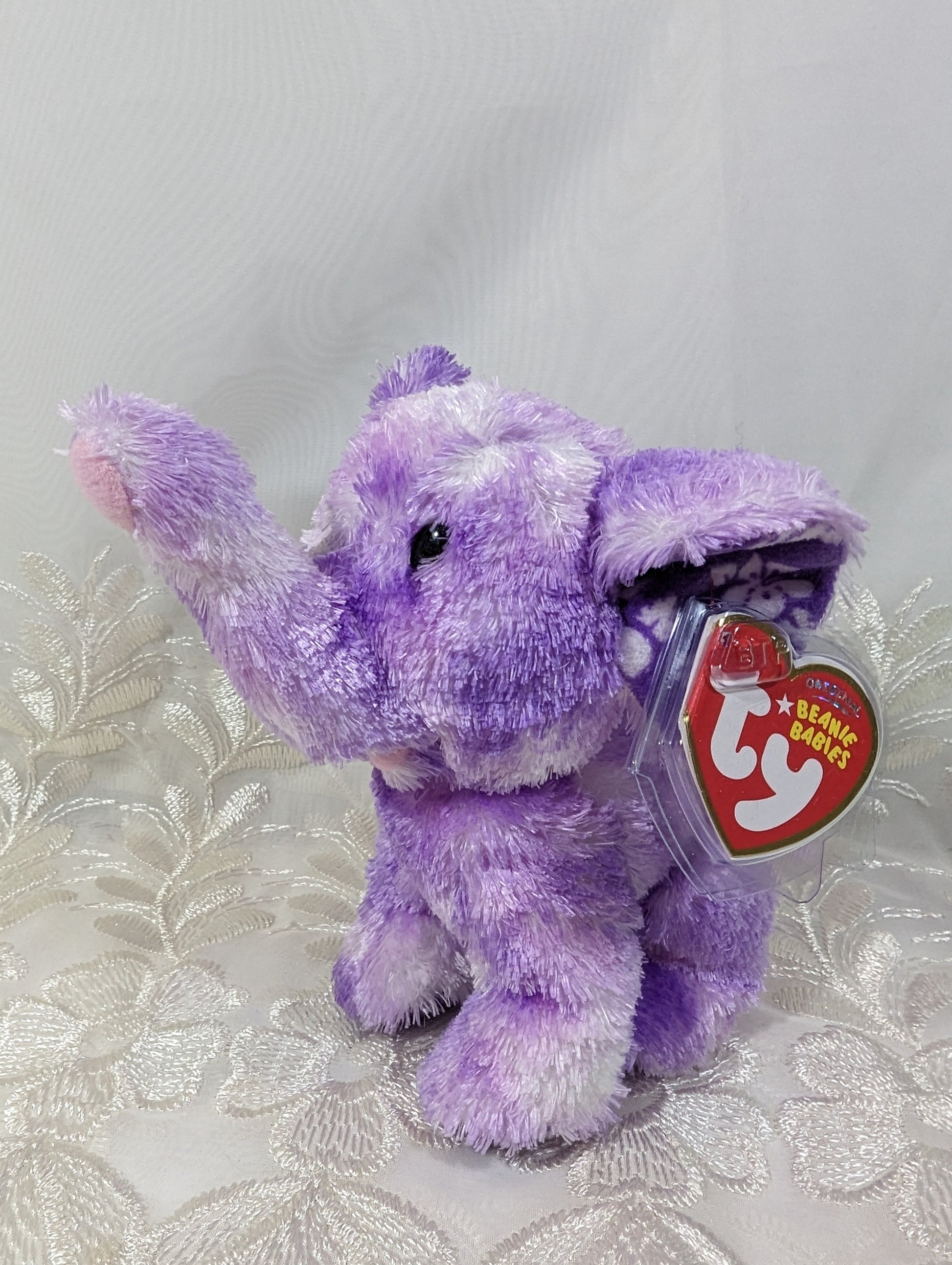 Ty Beanie Baby - Coastline The Purple Elephant (6.5in) - Vintage Beanies Canada