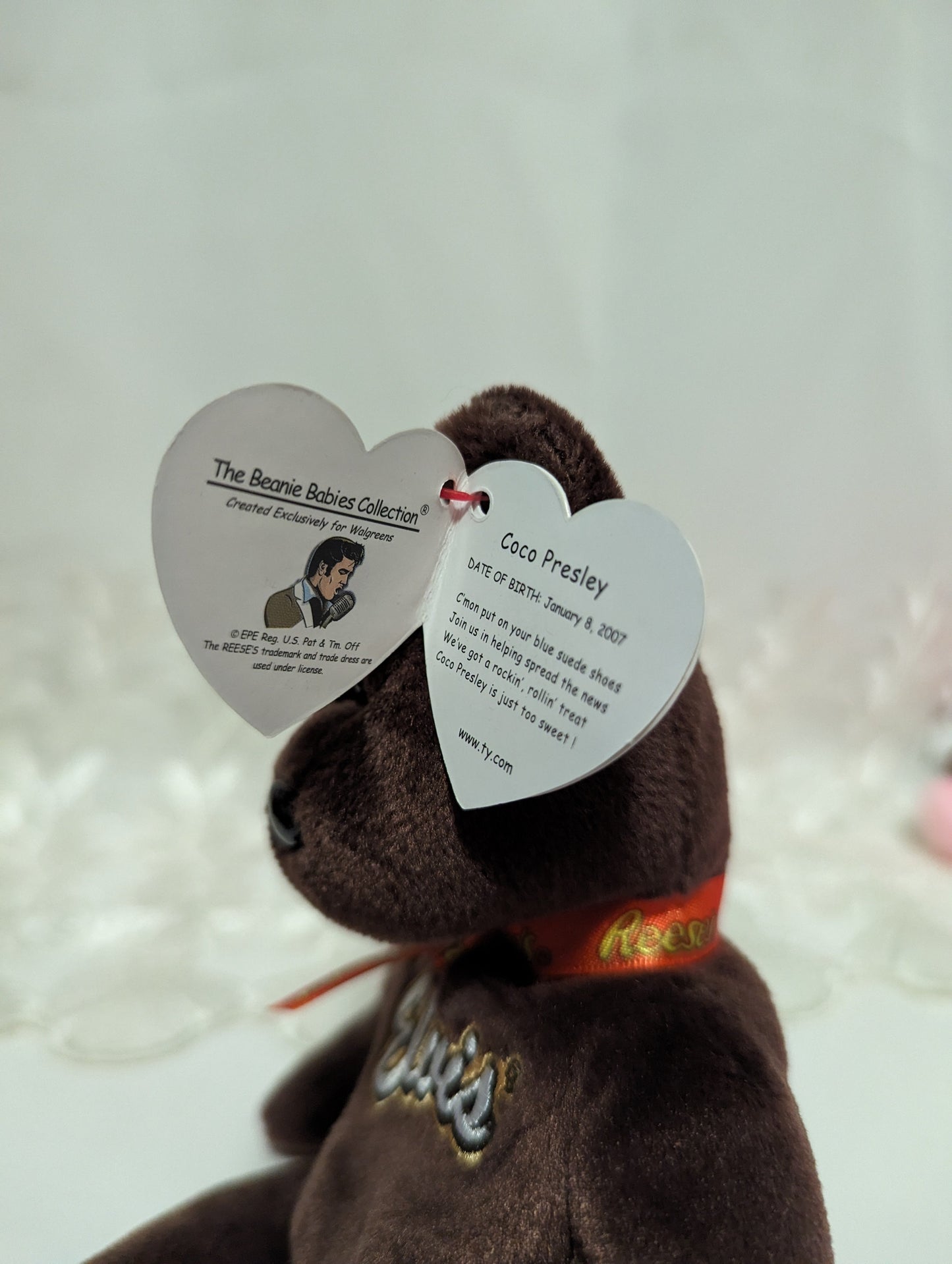 Ty Beanie Baby - Coco Presley The Brown Reese's Bear (8.5in) - Vintage Beanies Canada