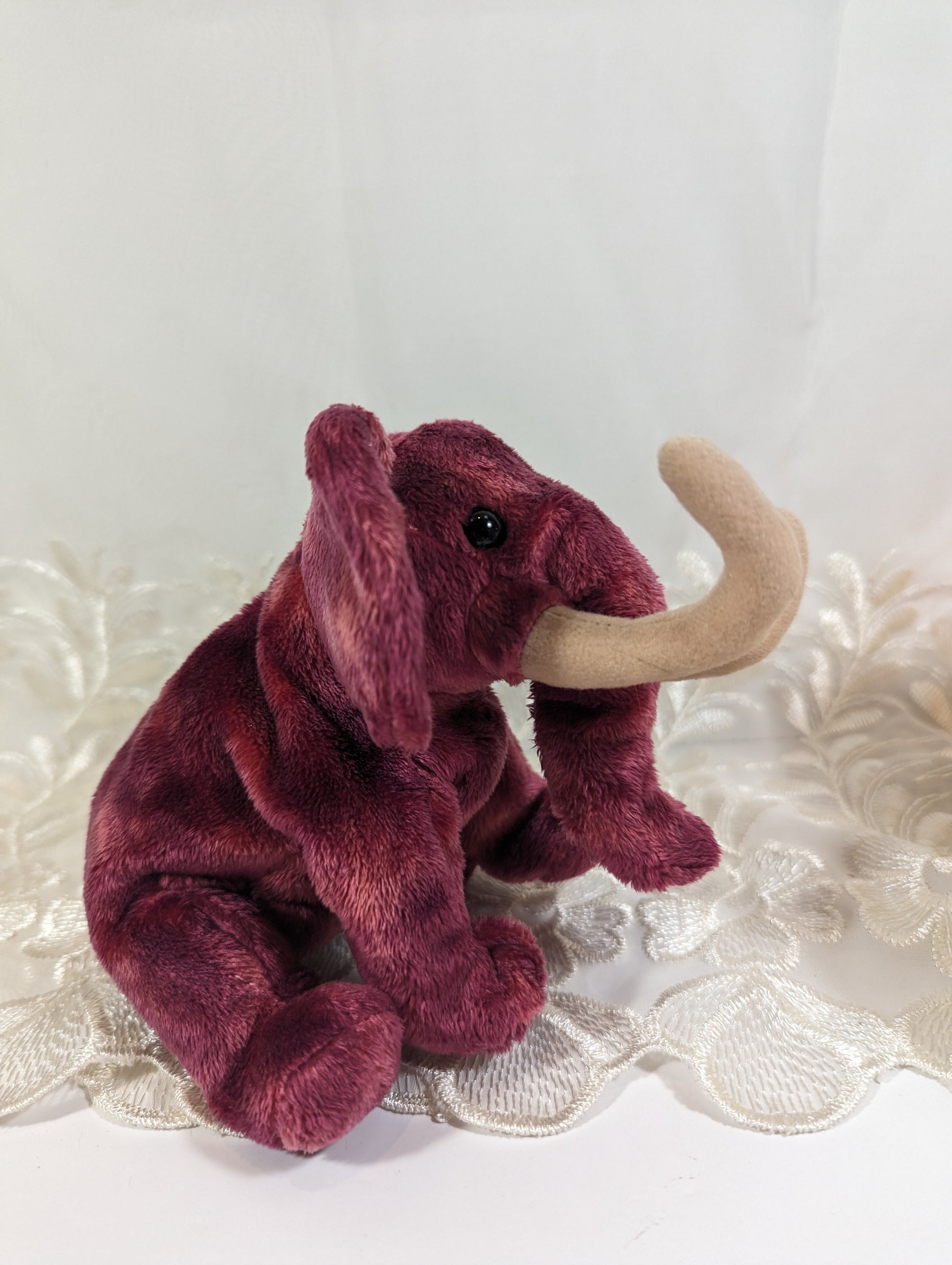 Ty Beanie Baby - Colosso the Red Mammoth (7.5in) - Vintage Beanies Canada