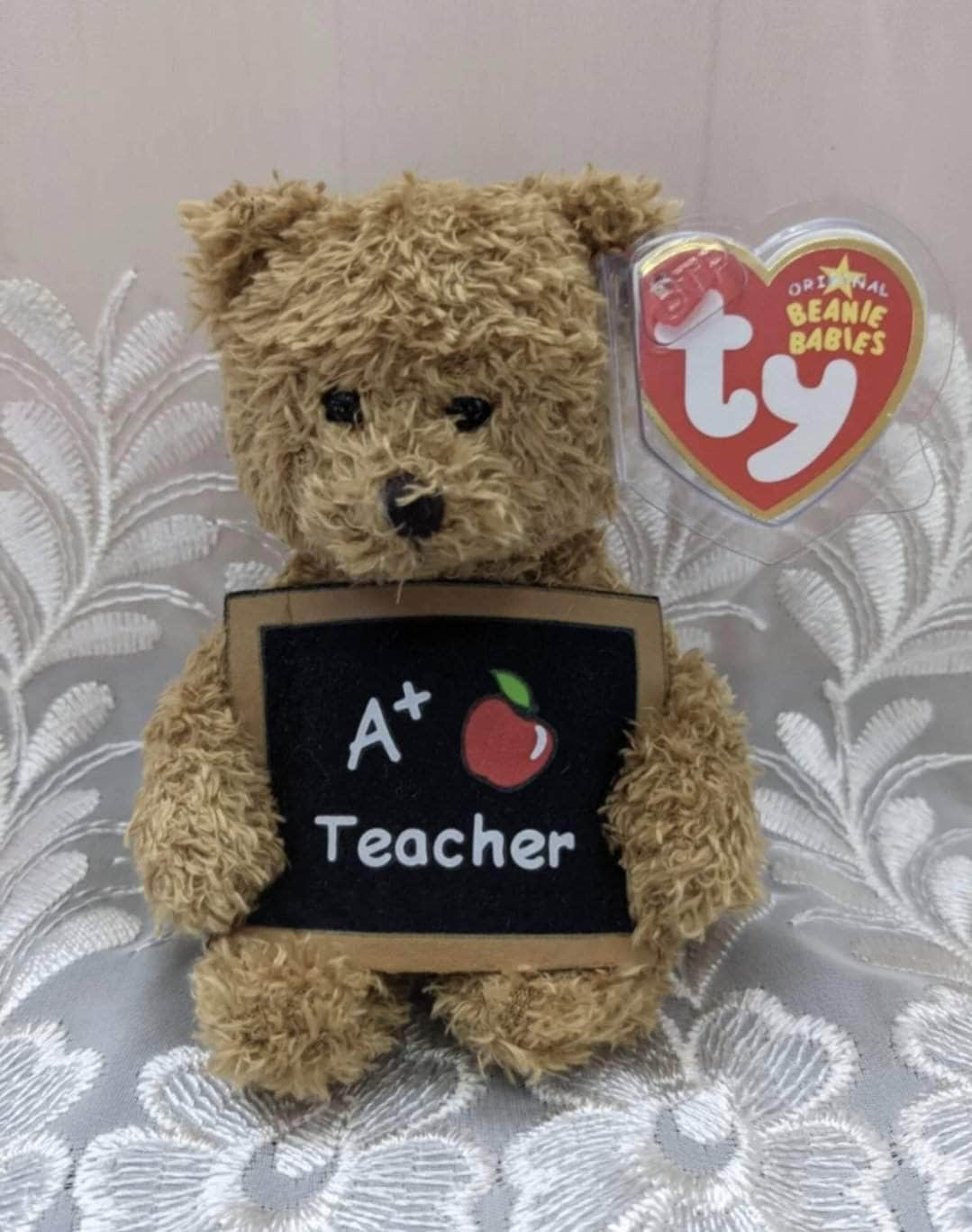 Ty Beanie Baby - Cool Teacher The Bear (5in) - Vintage Beanies Canada