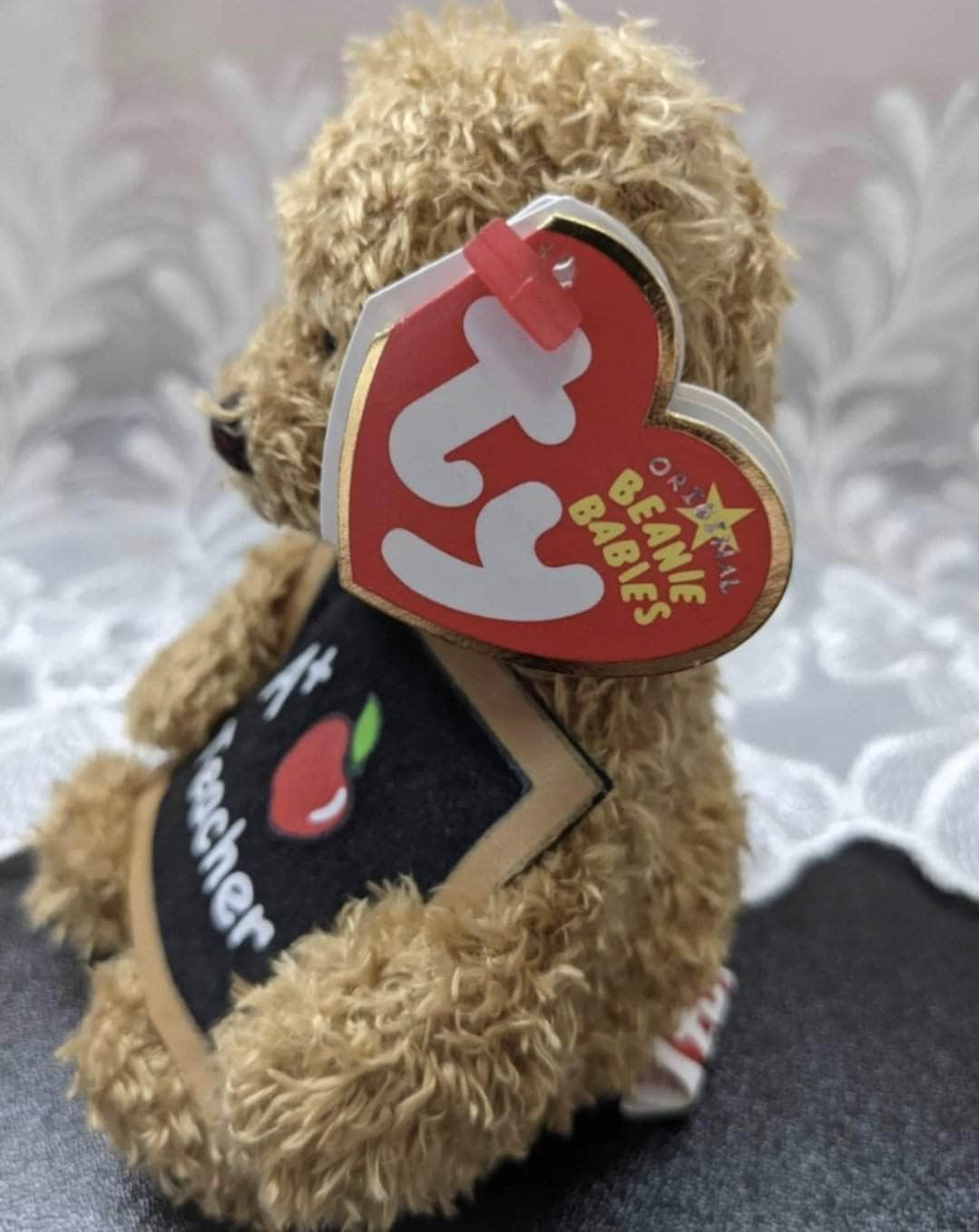 Ty Beanie Baby - Cool Teacher The Bear (5in) - Vintage Beanies Canada