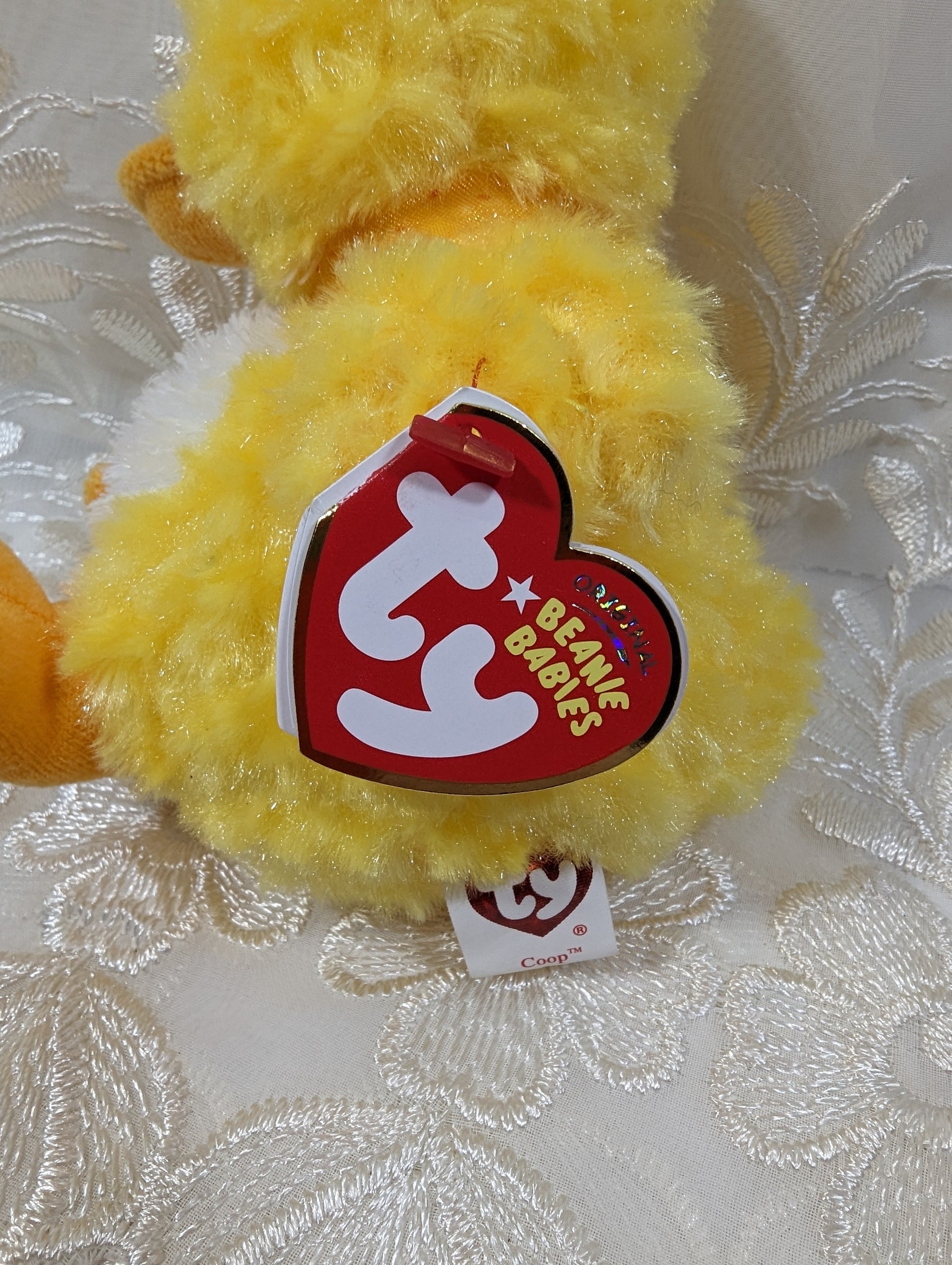 Ty Beanie Baby - Coop The Yellow Chick (6in) - Vintage Beanies Canada