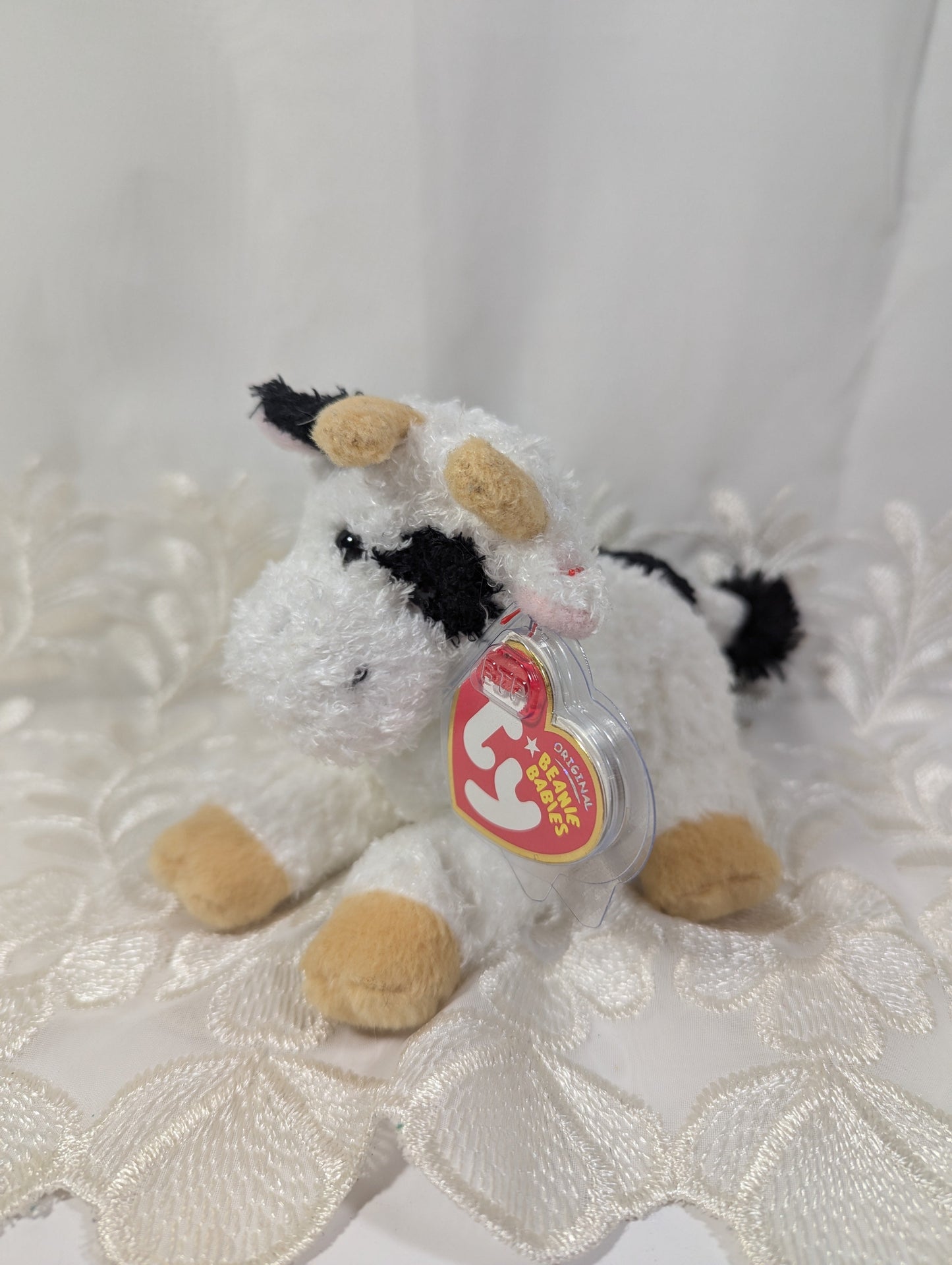 Ty Beanie Baby - Cornstalk The Cow (6in) - Vintage Beanies Canada