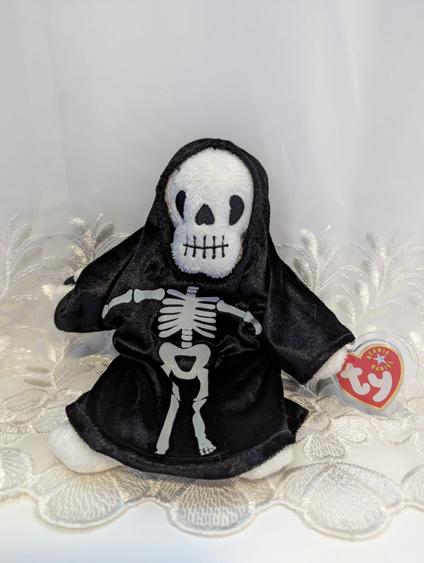 Ty Beanie Baby - Creepers The Skeleton (8in) - Vintage Beanies Canada