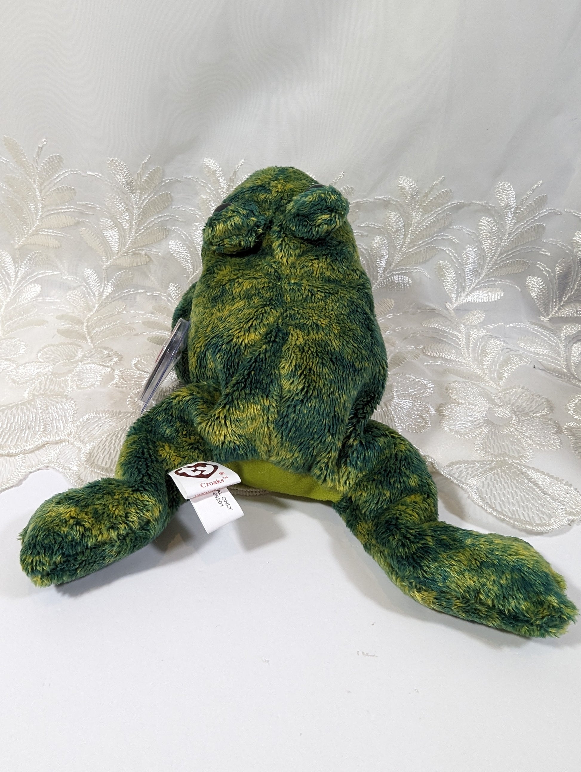 Ty Beanie Baby - Croaks the Frog (8 in) - Vintage Beanies Canada