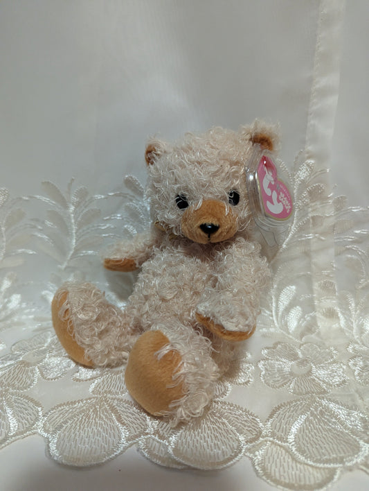 Ty Beanie Baby - Curls The Bear (6in) Faded Hang Tag - Vintage Beanies Canada