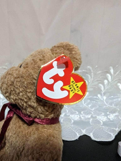 Ty Beanie Baby - Curly The Bear (8.5in) - Vintage Beanies Canada