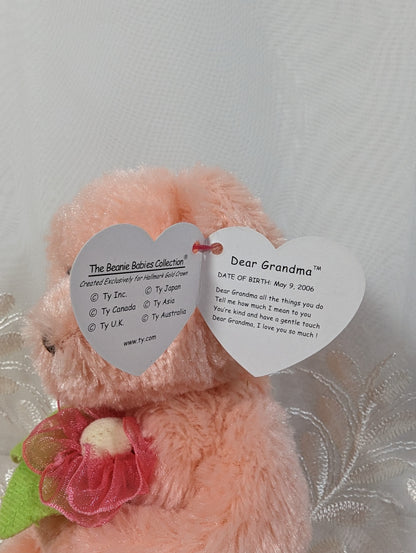 Ty Beanie Baby - Dear Grandma the Bear (8in) - Vintage Beanies Canada