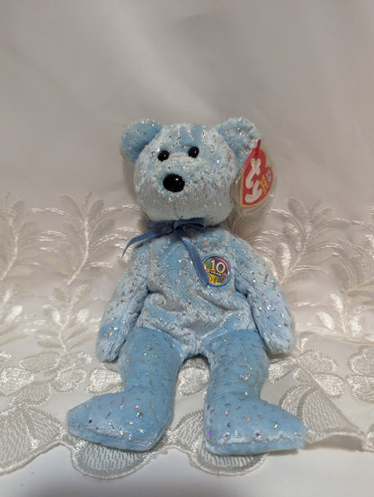 Ty Beanie Baby - Decade The Light Blue Bear (8.5in) - Vintage Beanies Canada