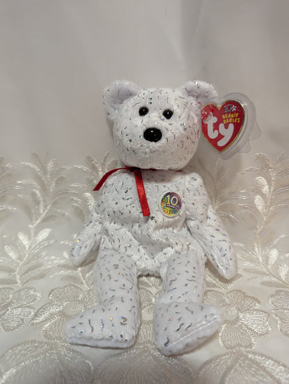 Ty Beanie Baby - Decade The White Bear (8.5in) - Vintage Beanies Canada