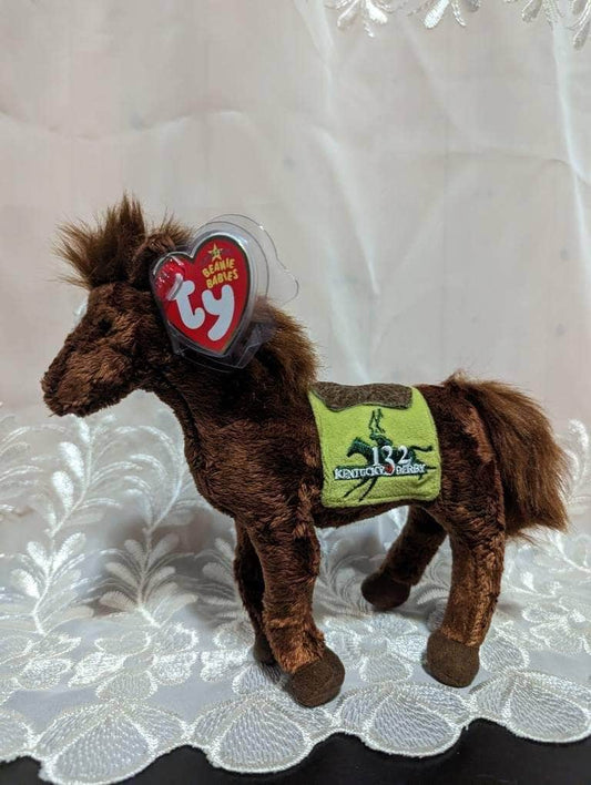 Ty Beanie Baby - Derby 132 The Racehorse From The Kentucky Derby (7in) - Vintage Beanies Canada