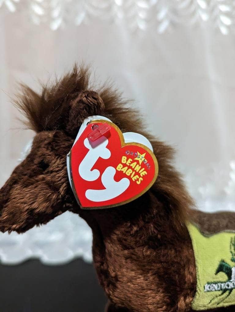 Ty Beanie Baby - Derby 132 The Racehorse From The Kentucky Derby (7in) - Vintage Beanies Canada
