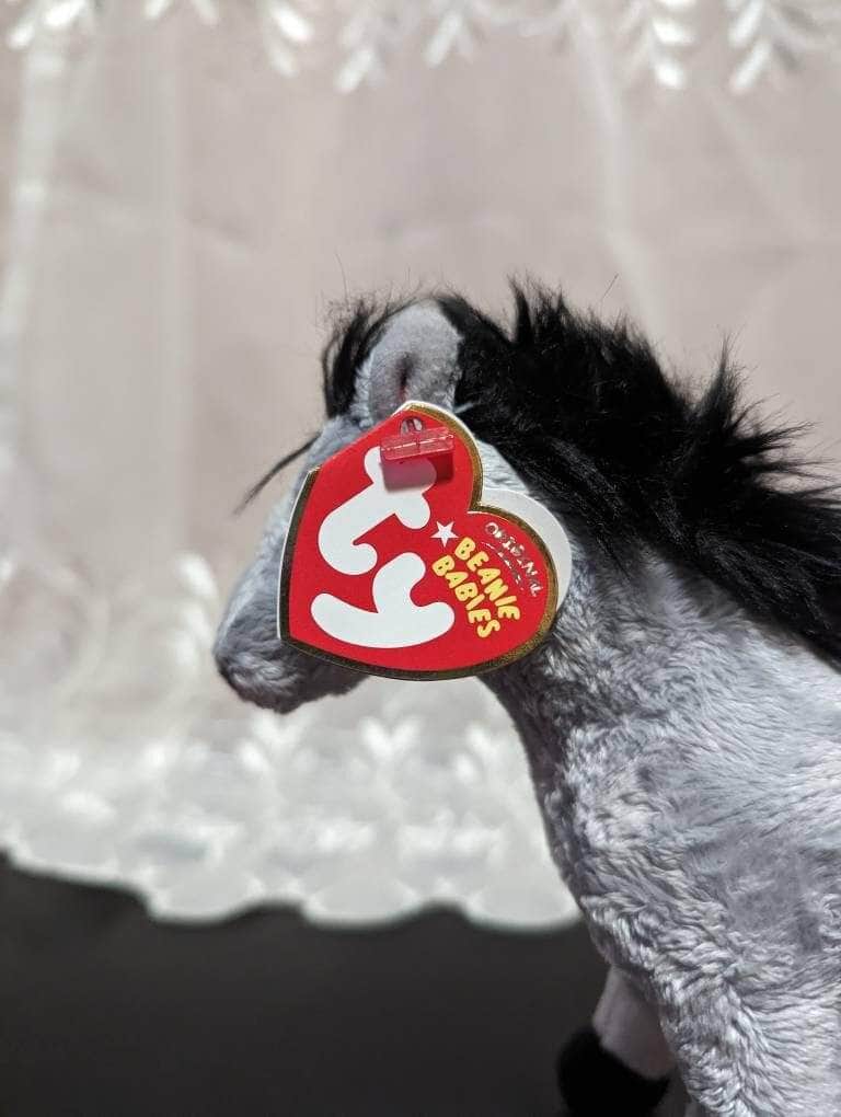 Ty Beanie Baby - Derby 133 The Gray Race Horse From The Kentucky Derby - Near Mint (7in) - Vintage Beanies Canada