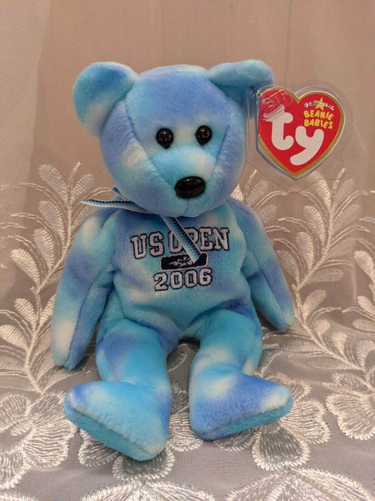 Ty Beanie Baby - Deuce The Tennis Bear From US Open 2006 (8.5in) - Vintage Beanies Canada