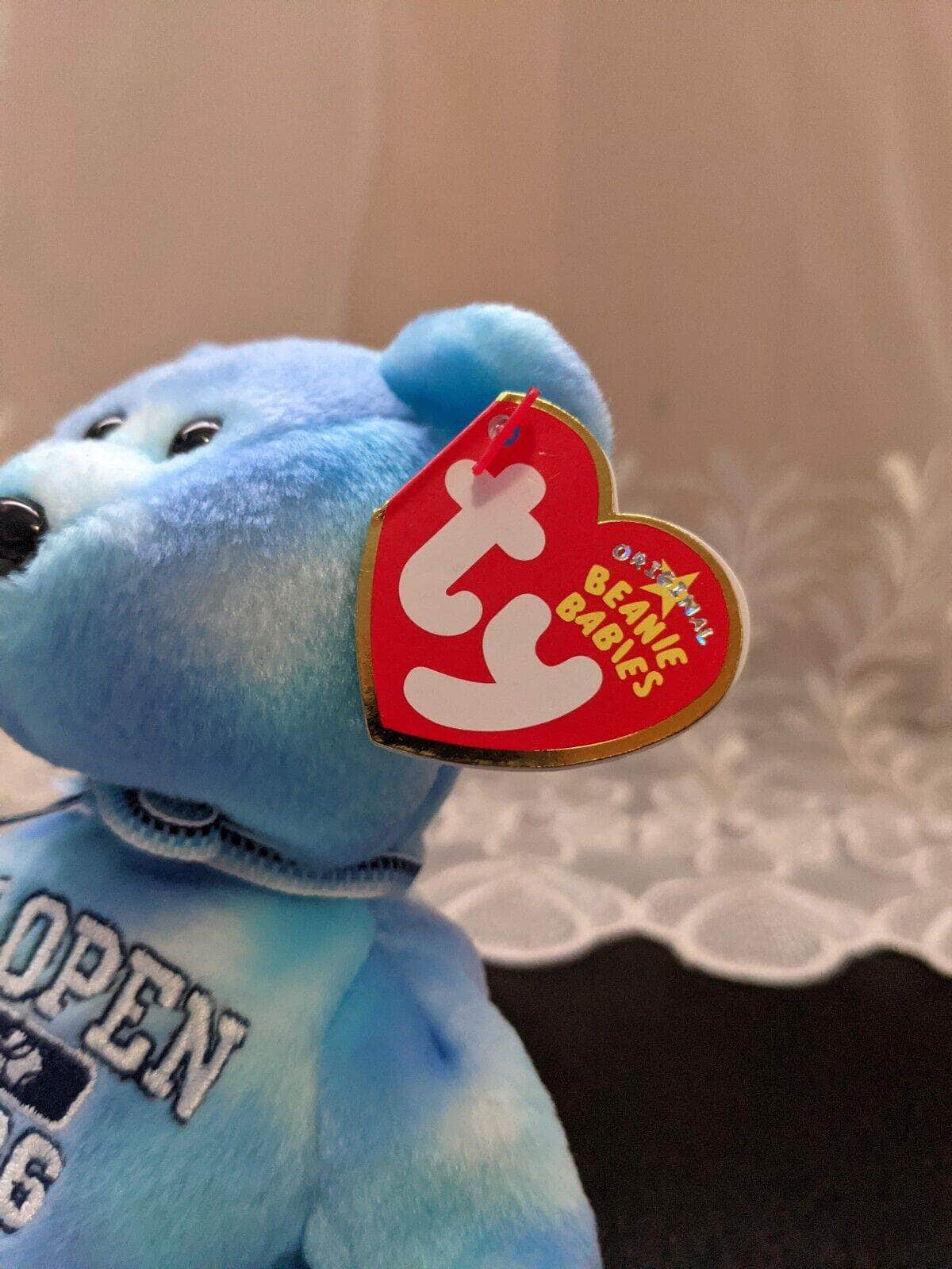Ty Beanie Baby - Deuce The Tennis Bear From US Open 2006 (8.5in) - Vintage Beanies Canada
