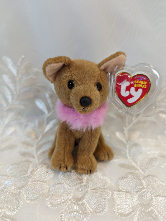 Ty Beanie Baby - Divalectable the Chihuahua Dog (4in) Small Metal Clip - Vintage Beanies Canada