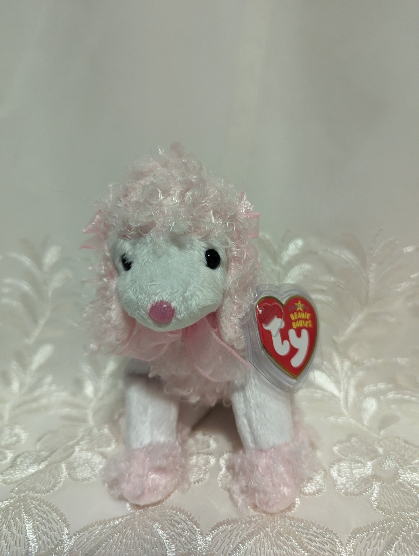 Ty Beanie Baby - Divalightful the Poodle (6in) - Vintage Beanies Canada