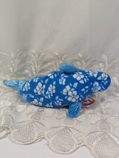 Ty Beanie Baby - Docks The Dolphin (8in) - Vintage Beanies Canada