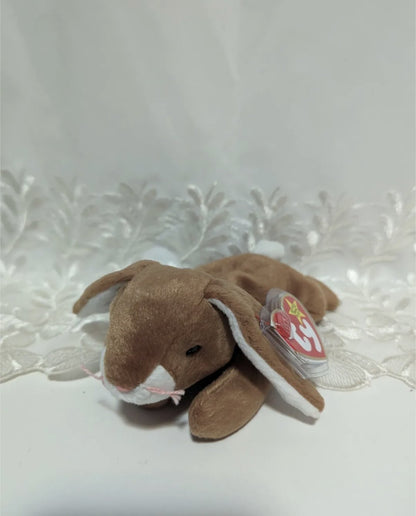 Ty Beanie Baby - Ears The Brown Bunny Rabbit (8in) - Vintage Beanies Canada