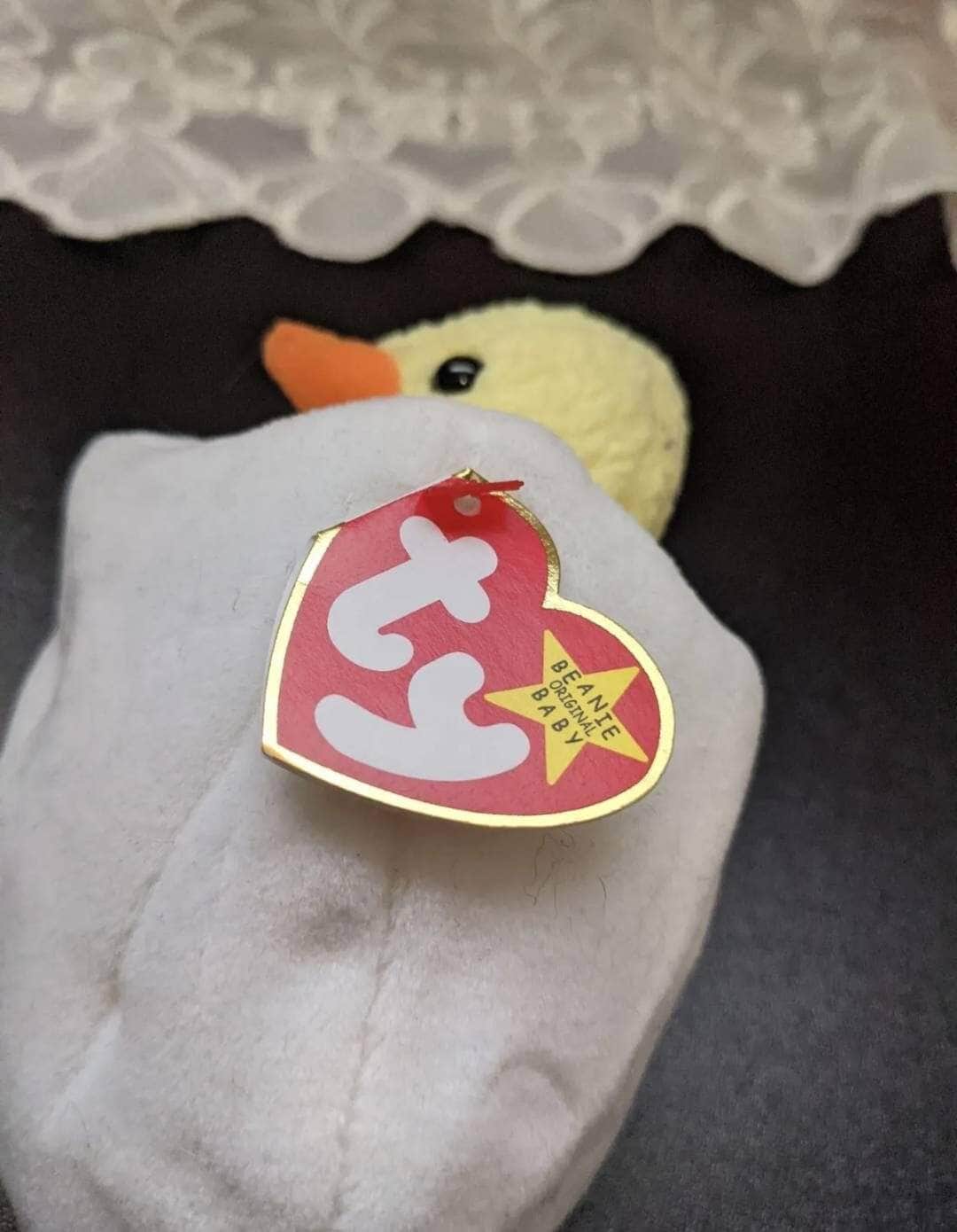 Ty Beanie Baby - Eggbert The Chick Hatching From Egg (5in) - Vintage Beanies Canada