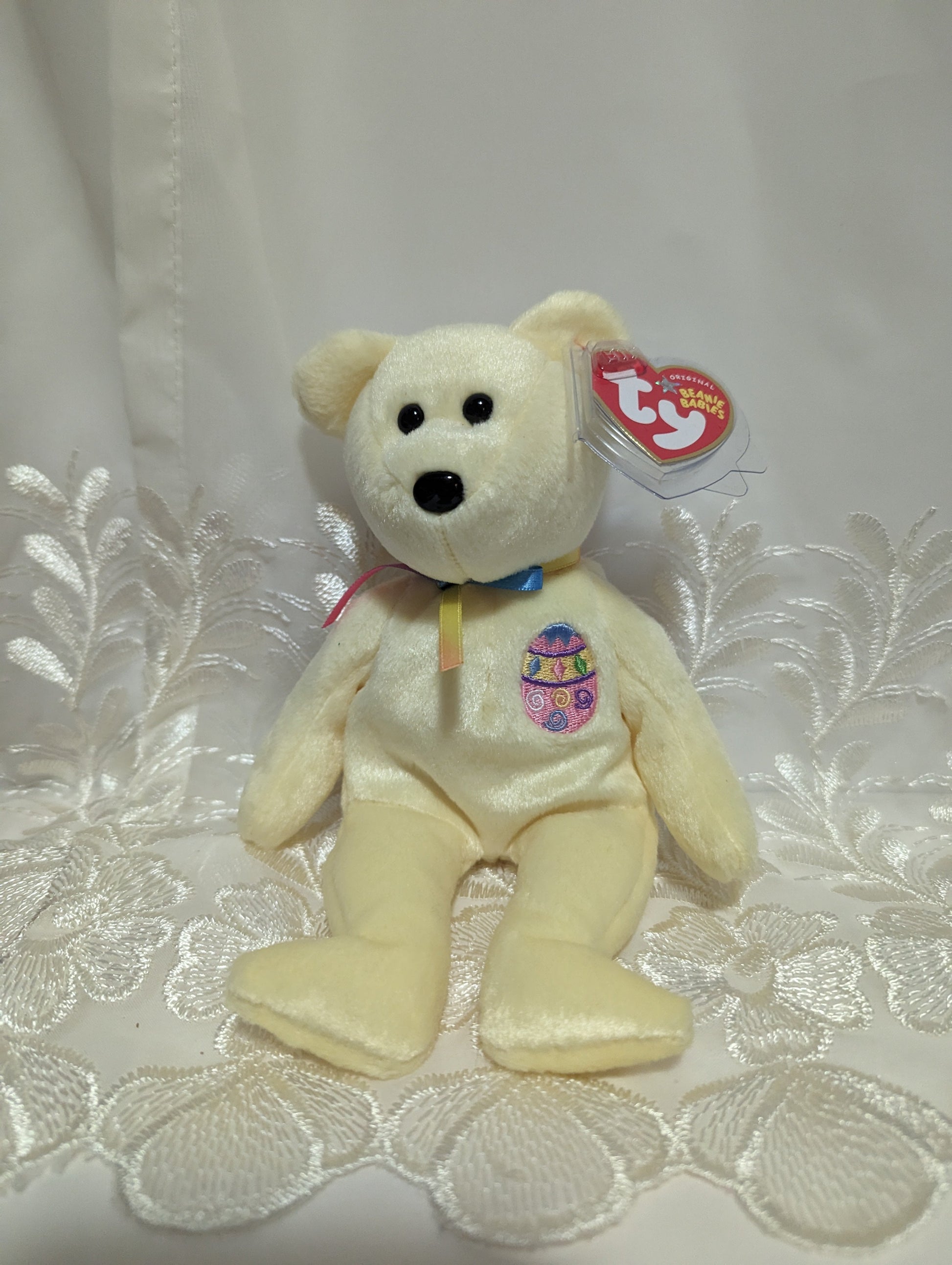 Ty Beanie Baby - Eggs 2005 The Yellow Bear (8in) - Vintage Beanies Canada