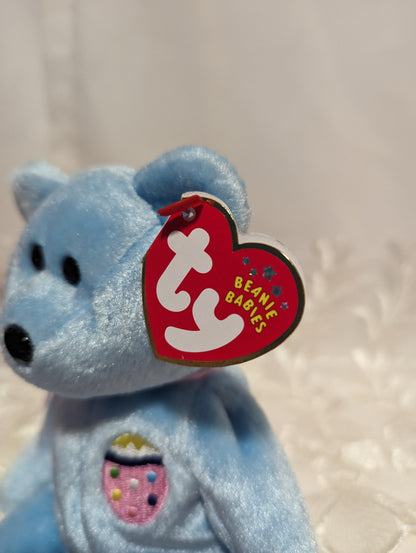 Ty Beanie Baby - Eggs II The Blue Bear (8.5in) - Vintage Beanies Canada