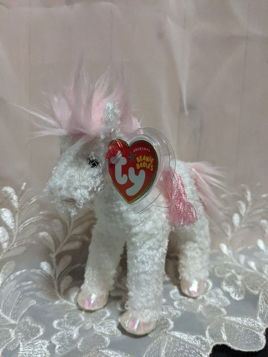 Ty Beanie Baby - Enchanting The White Horse (6in) - Vintage Beanies Canada