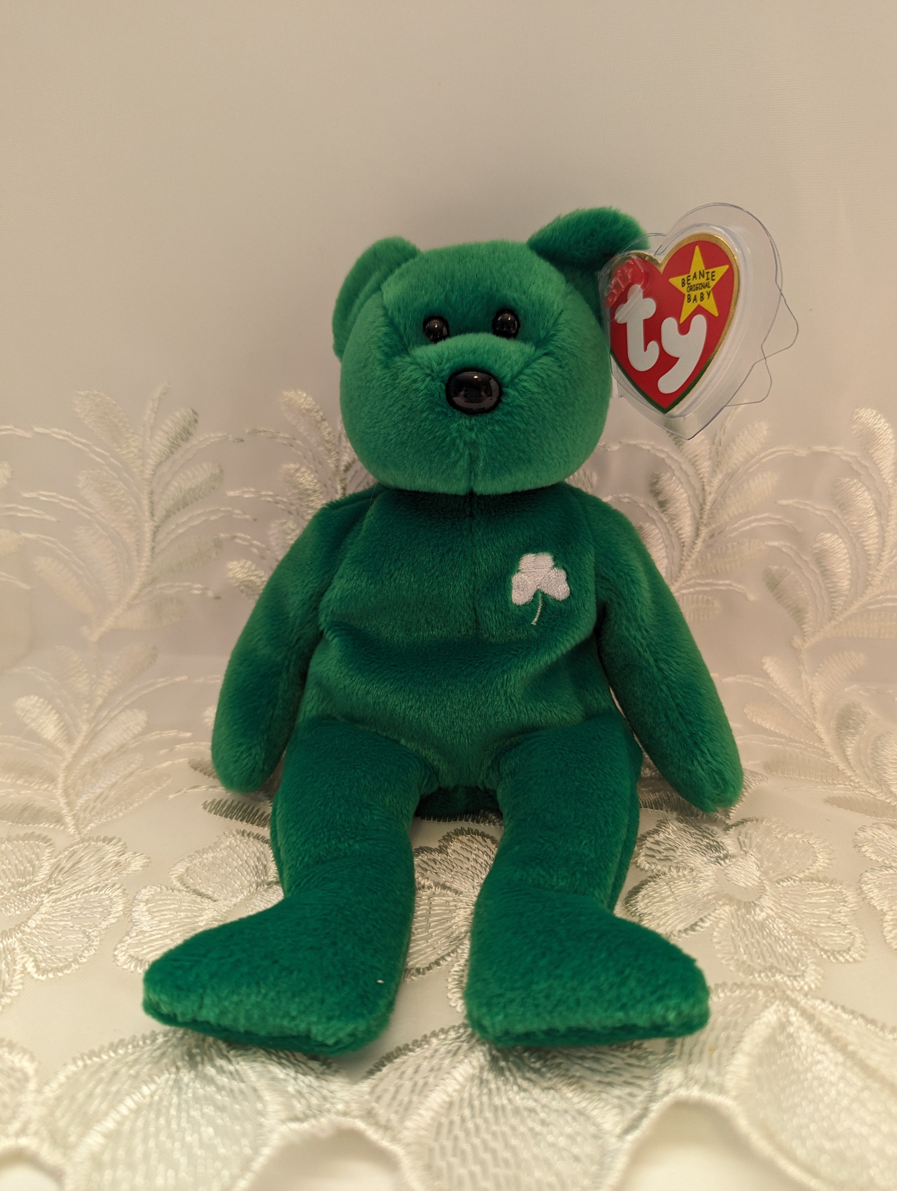 Ty Beanie Baby Erin The St Patrick s Day Bear 8.5in Vintage Beanies Canada