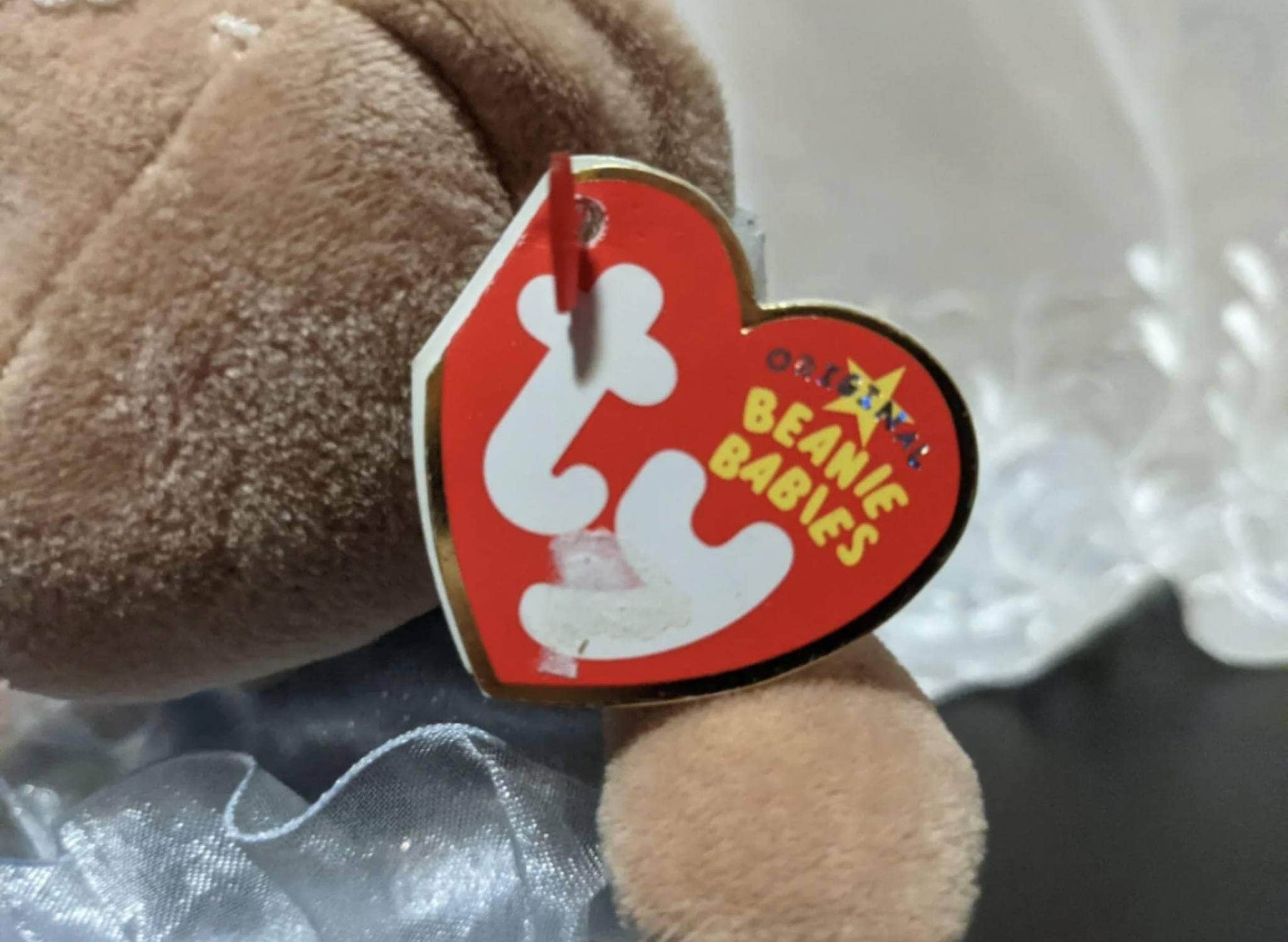 Ty Beanie Baby - Fairydust The Ballerina Bear - (8 in) Non-mint Tags - Vintage Beanies Canada