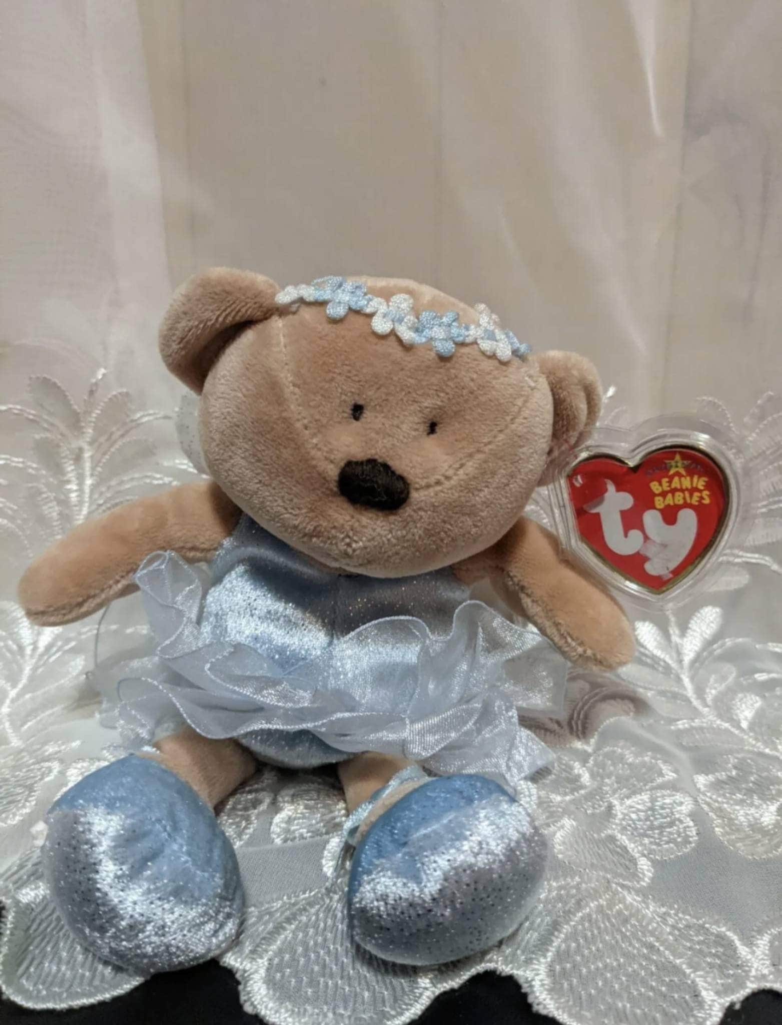 Ty Beanie Baby - Fairydust The Ballerina Bear - (8 in) Non-mint Tags - Vintage Beanies Canada