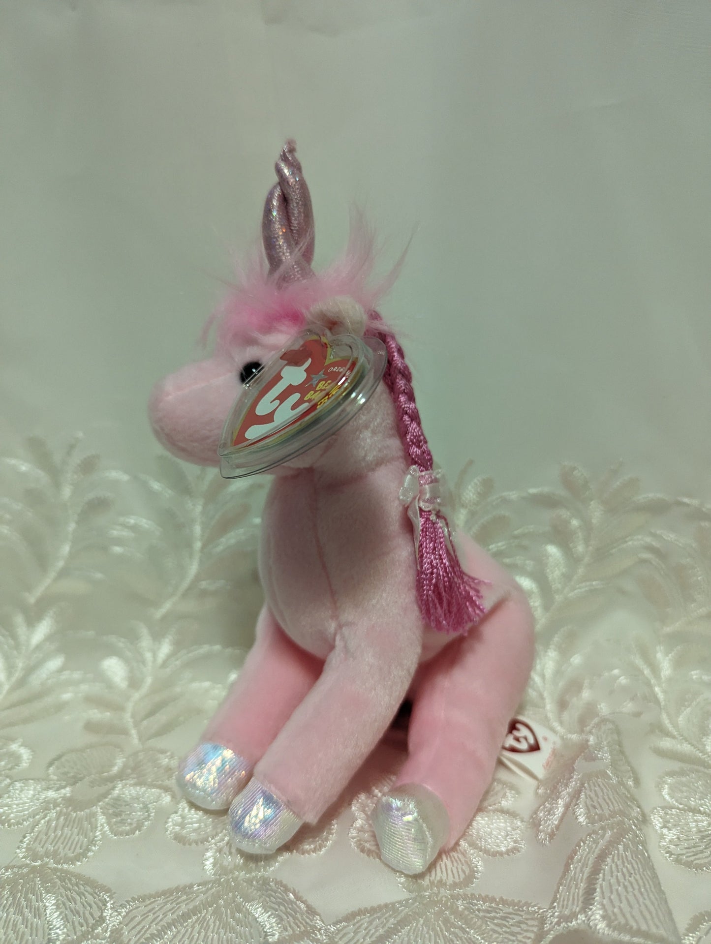 Ty Beanie Baby - Fairytale The Pink Unicorn (6in) - Vintage Beanies Canada