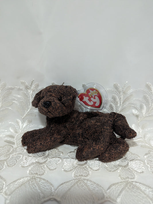 Ty Beanie Baby - Fetcher The Chocolate Lab Dog (7in) - Vintage Beanies Canada