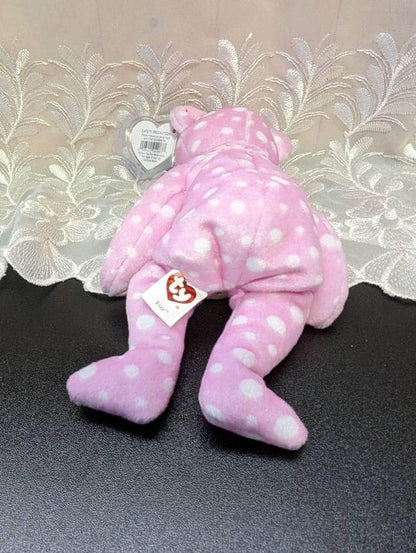 Ty Beanie Baby - Fizz The Pink Bear (8.5in) - Vintage Beanies Canada