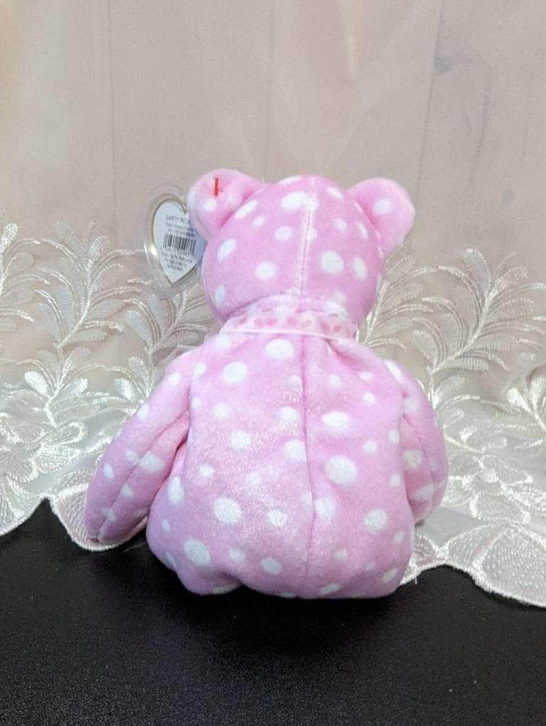 Ty Beanie Baby - Fizz The Pink Bear (8.5in) - Vintage Beanies Canada