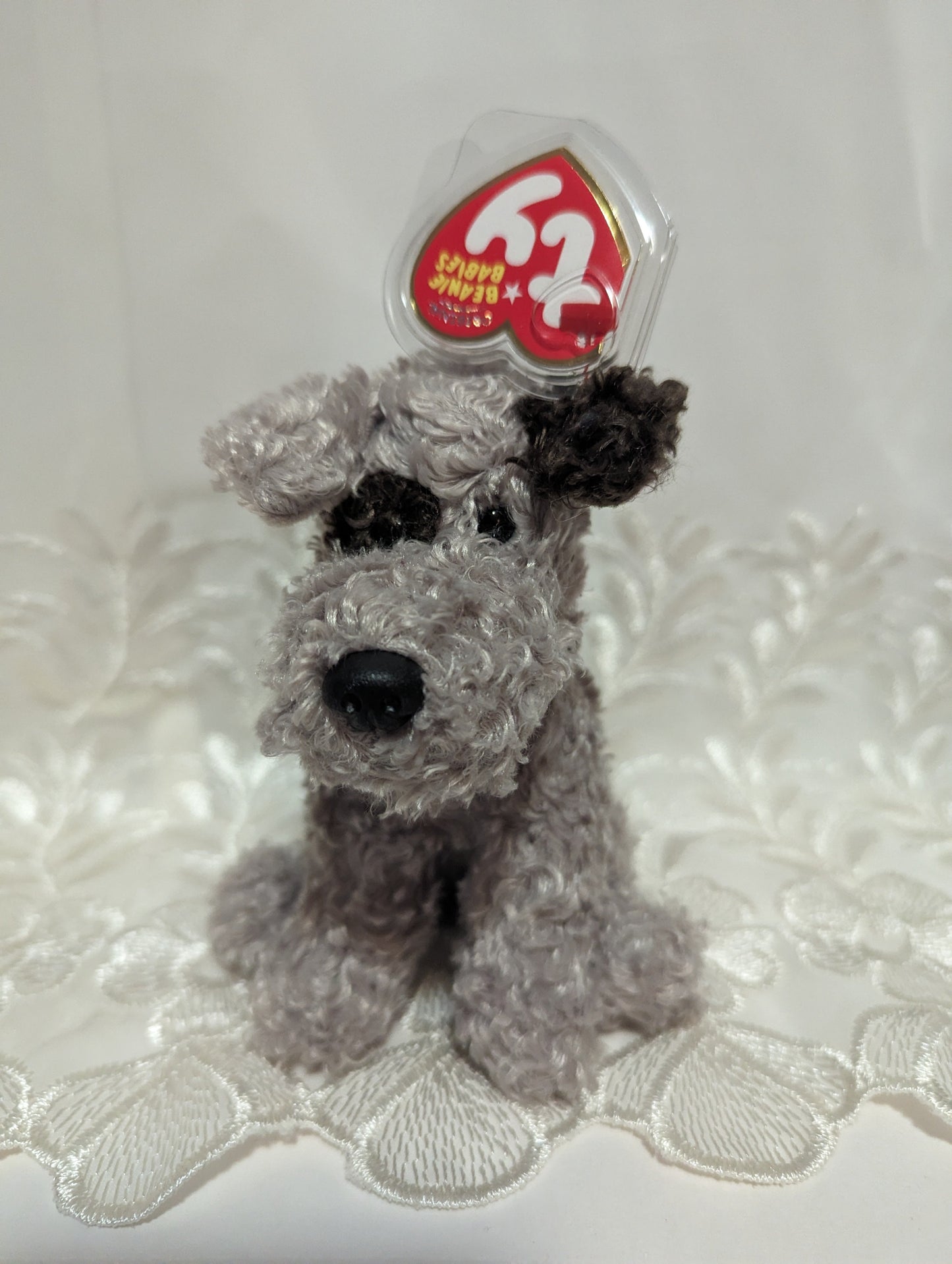 Ty Beanie Baby - Fizzer the Schnauzer Dog (6.5in) - Vintage Beanies Canada