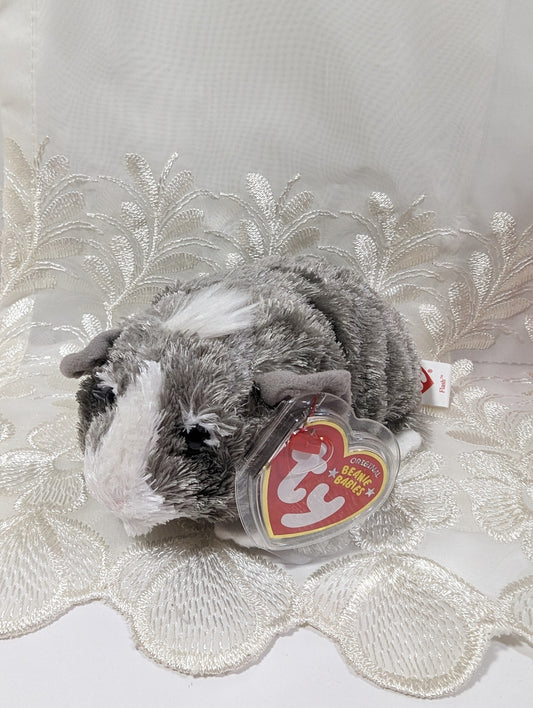 Ty Beanie Baby - Flash the Grey Guinea Pig *Rare* (6 in) - Vintage Beanies Canada