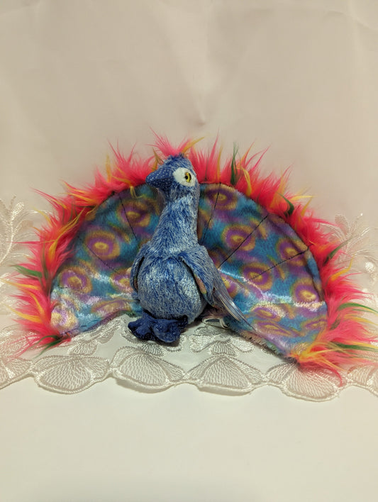 TY Beanie Baby - Flashy the Peacock (5.5 inch) - Vintage Beanies Canada